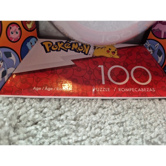 Pokemon Pokeball Puzzle Pikachu 100 Pieces Buffalo Games New - Picture 5 of 6